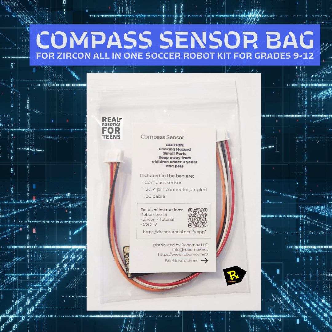 Compass Sensor for Zircon Soccer Robot Kit