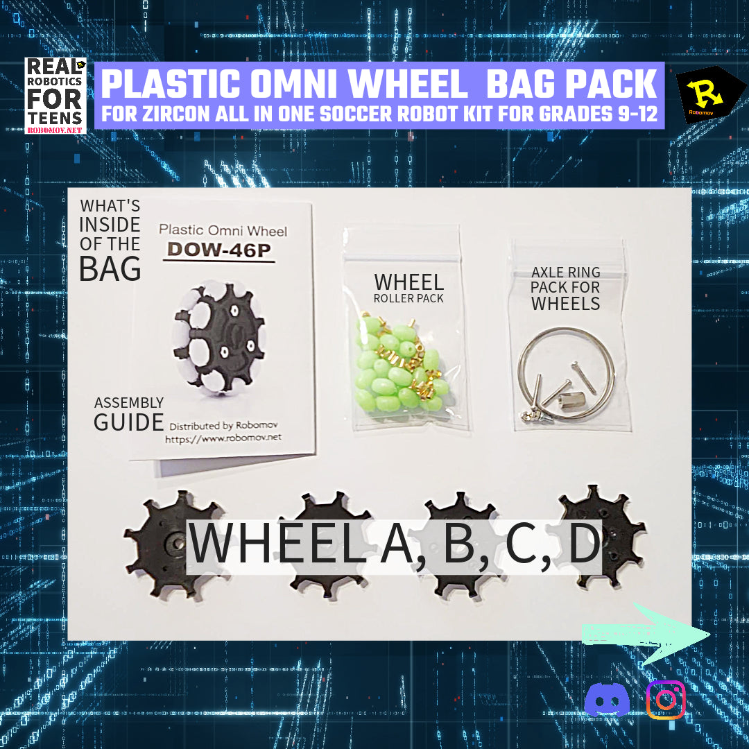 Plastic Omni Wheel Bag